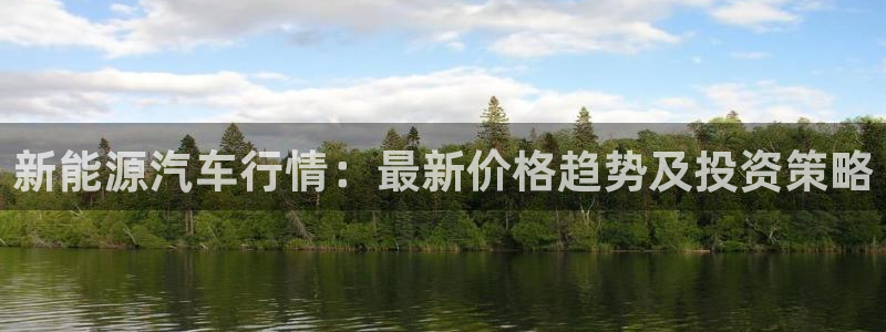新宝gg注册登录:新能源汽车行情:最新价格趋势及投资策略