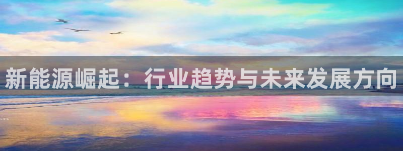 新宝gg信息：新能源崛起：行业趋势与未来