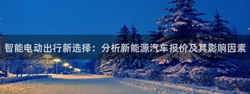 新宝GG无法充值：智能电动出行新选择：分