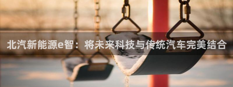 新宝5和新宝gg：北汽新能源e智：将未来