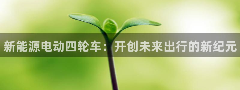 新宝gg注册q 26880：新能源电动四